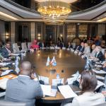 Lors de la réunion de haut niveau du Cadre permanent de concertation et de suivi de la réforme des finances publiques