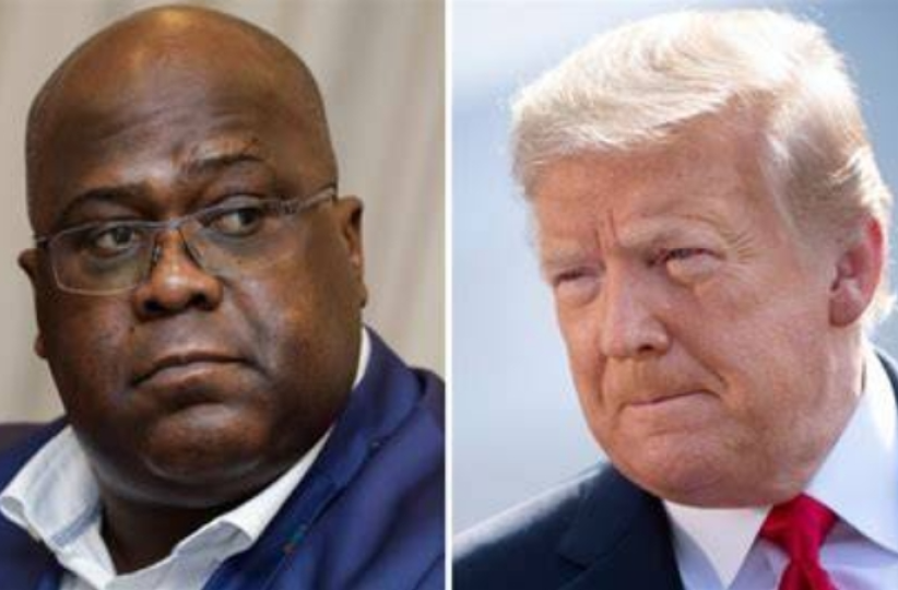 Illustration : Félix Tshisekedi et Donald Trump, respectivement président de la RDC et des Etats-Unis 