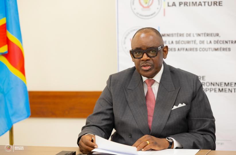 Le ministre des Mines, Louis Watum Kabamba.