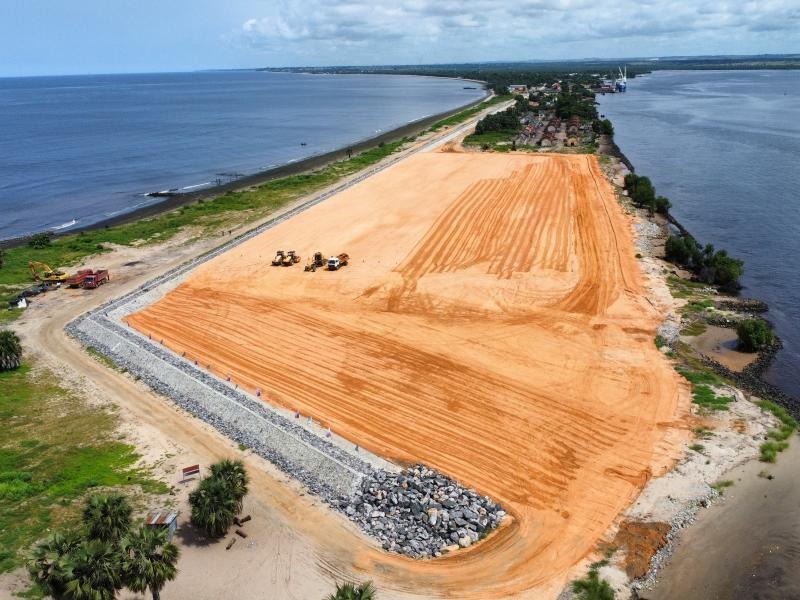 Port de Banana en chantier