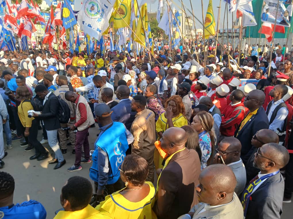 À la place de la poste à Lubumbashi 