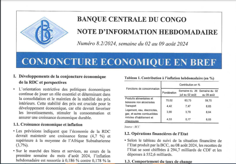 Note de conjoncture