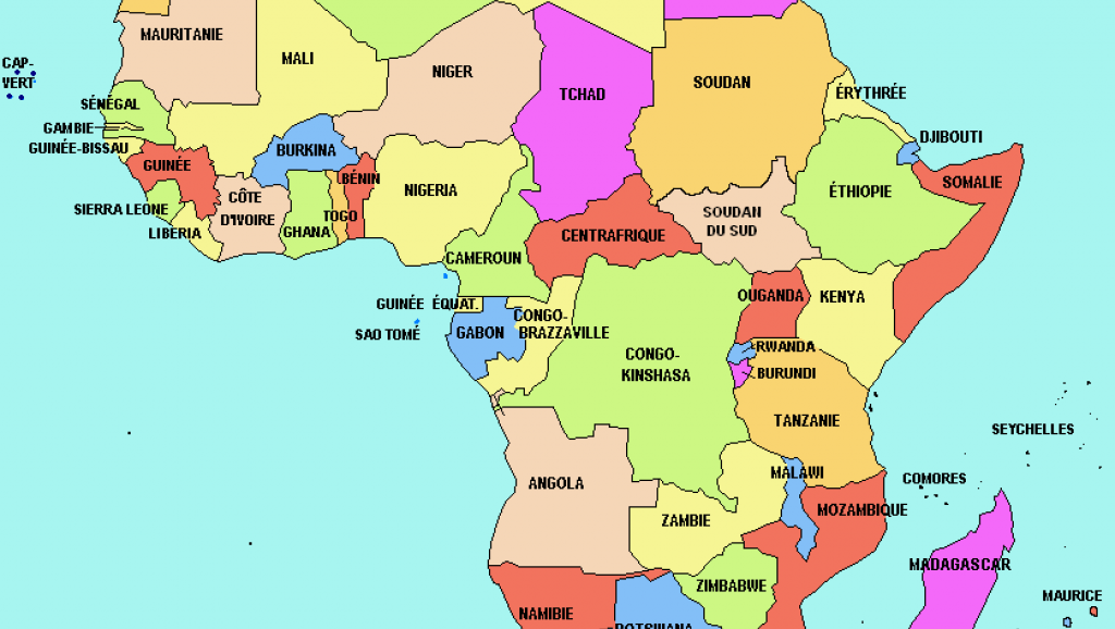 Carte Afrique 