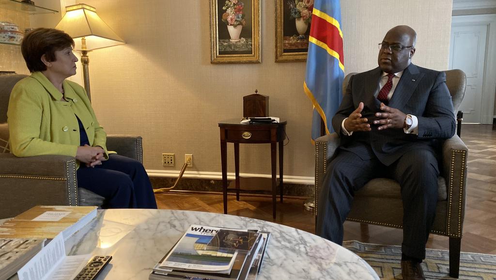 Félix Tshisekedi et la DG du FMI