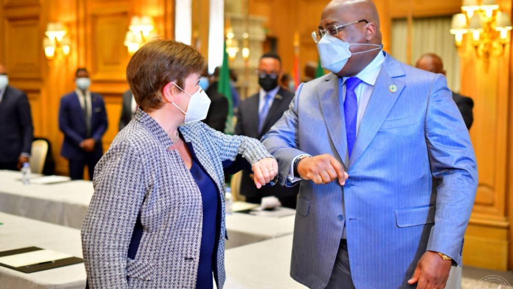 La DG du FMI et le Président de la RDC