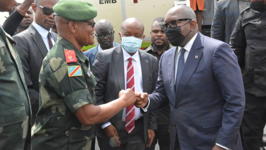 Arrivée du Premier Ministre à l'aéroport de Goma