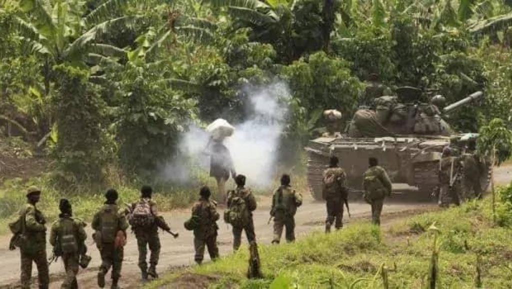 Les FARDC en opération militaire