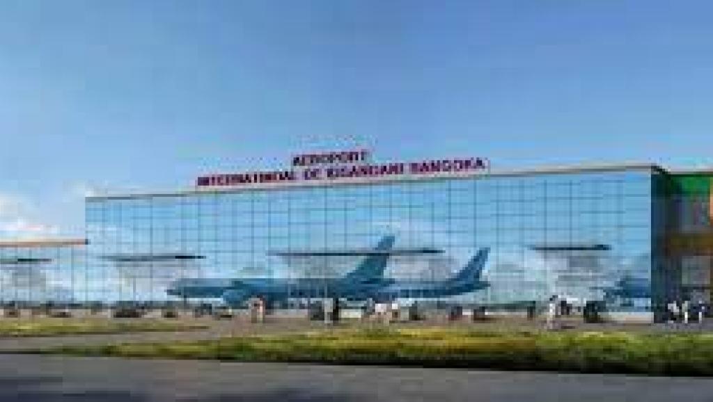 La maquette de nouvelle aérogare de l'aéroport de Bangoka