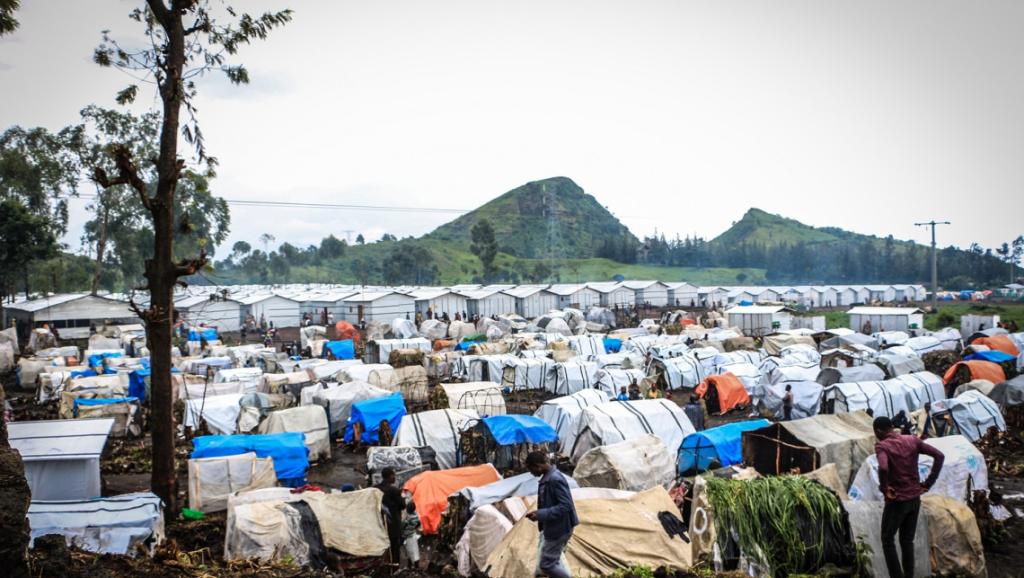 Un camp des déplacés en RDC. Photo d'illustration