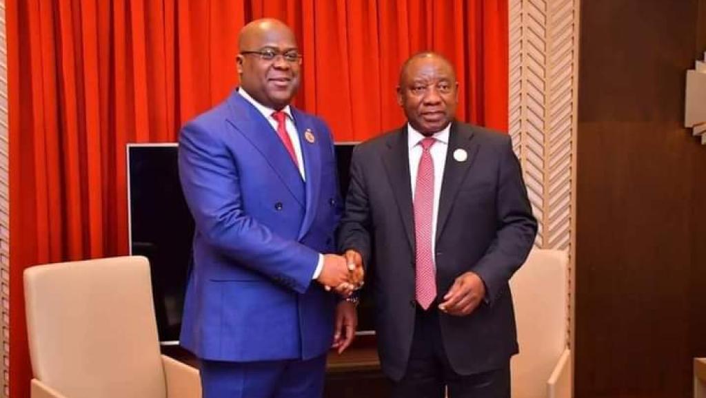 Le président sud-africain effectue une visite officielle de 48 heures à Kinshasa 