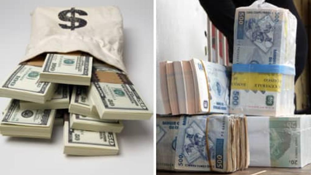 Le franc congolais et le dollar