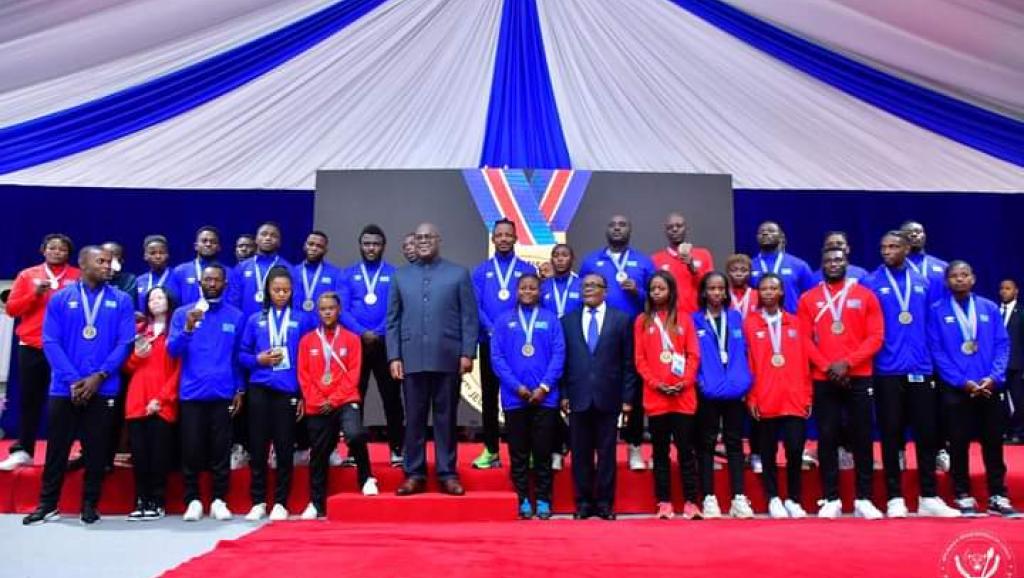 Le Chef de l'État a offert un dîner aux médaillés congolais des Jeux de la Francophonie 