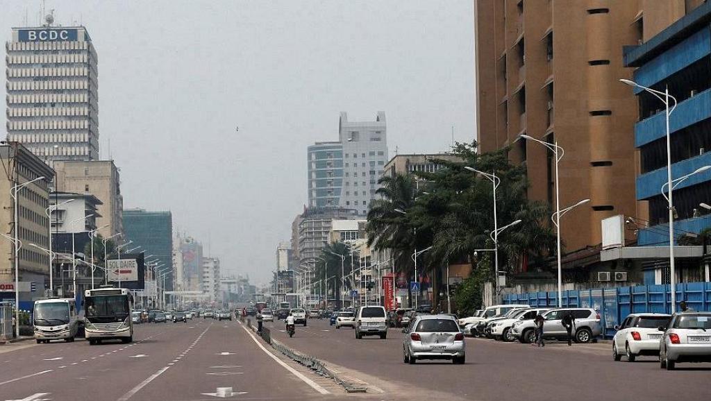 Le centre de la ville de Kinshasa