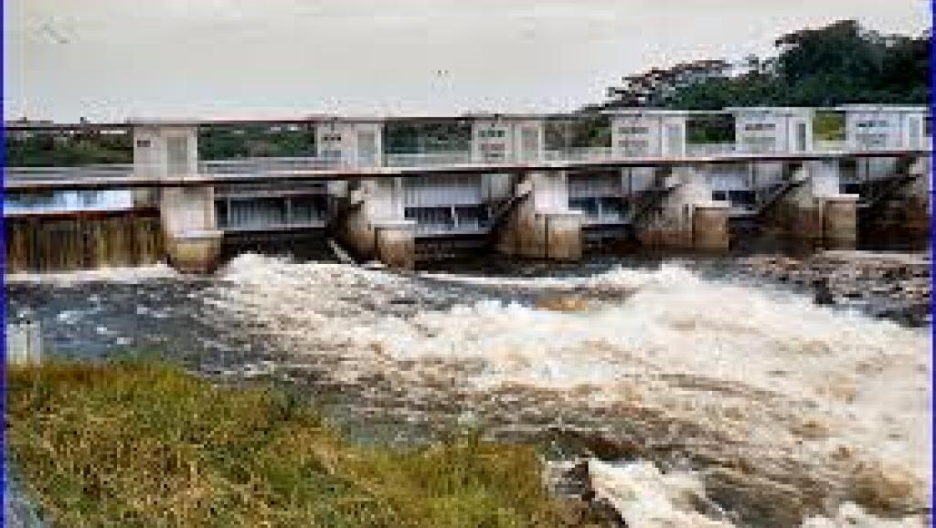 Le barrage hydroélectrique de Kisangani. 