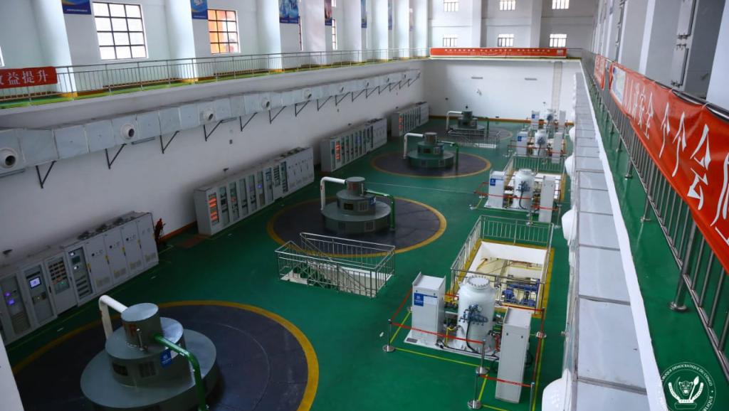 La Centrale de Busanga dispose de 4 turbines de 60MW chacune