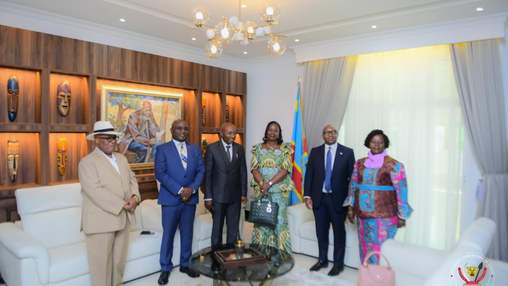 Le Premier Ministre sortant Jean-Michel Sama a reçu le Caucus des Sénateurs du Tanganyika 