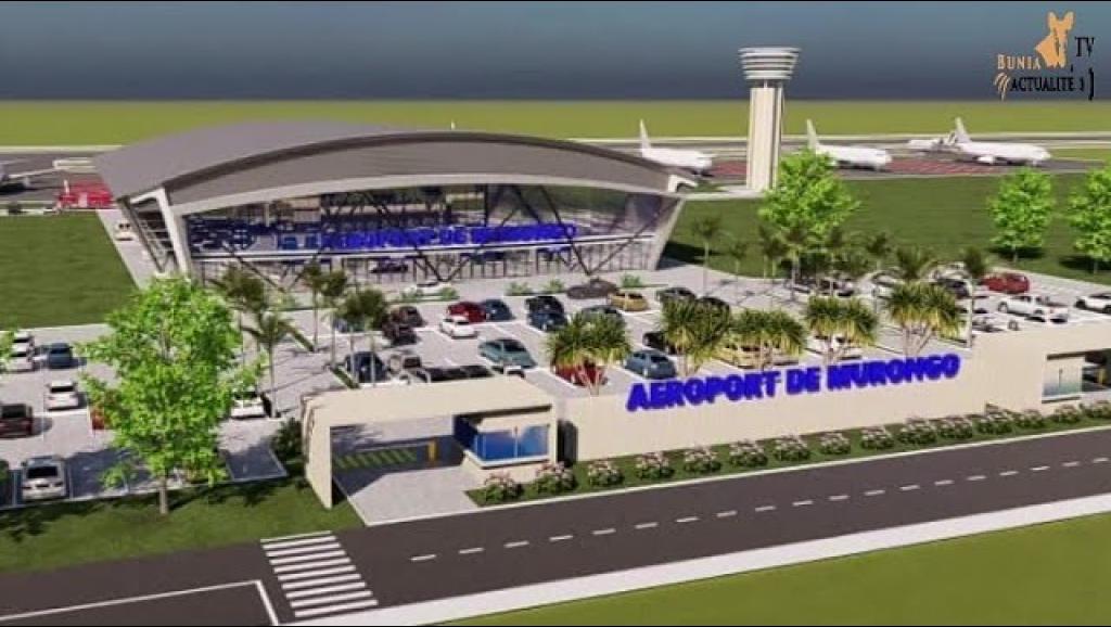 La maquette du nouvel aéroport de Bunia