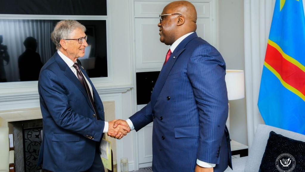 Félix Tshisekedi et Bill Gates