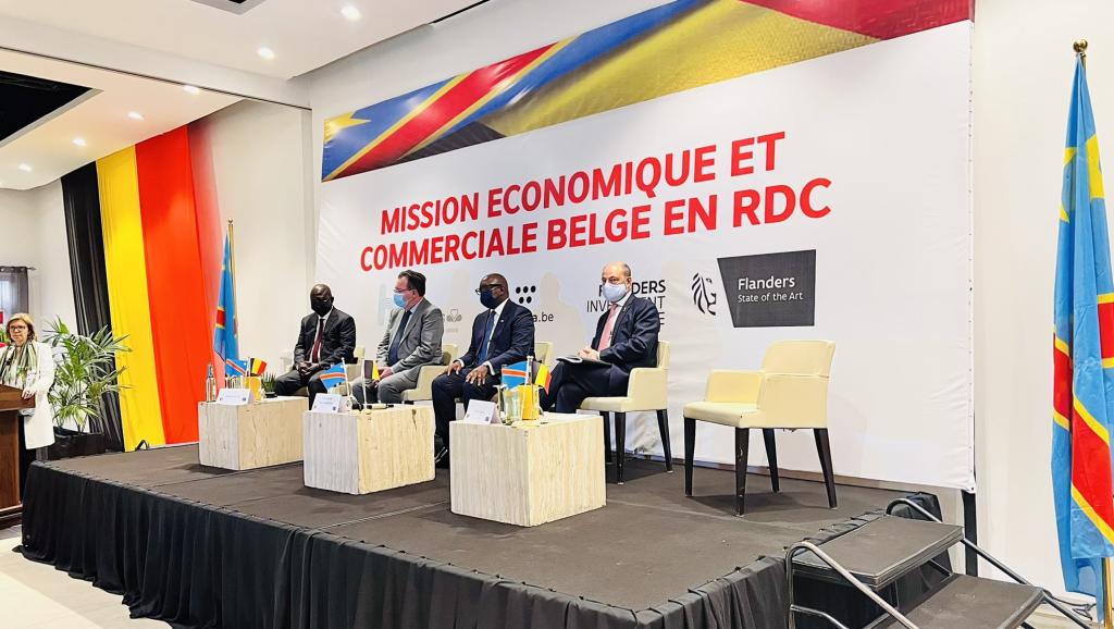 Ici, la mission économique Belge à Kinshasa en mars 2022