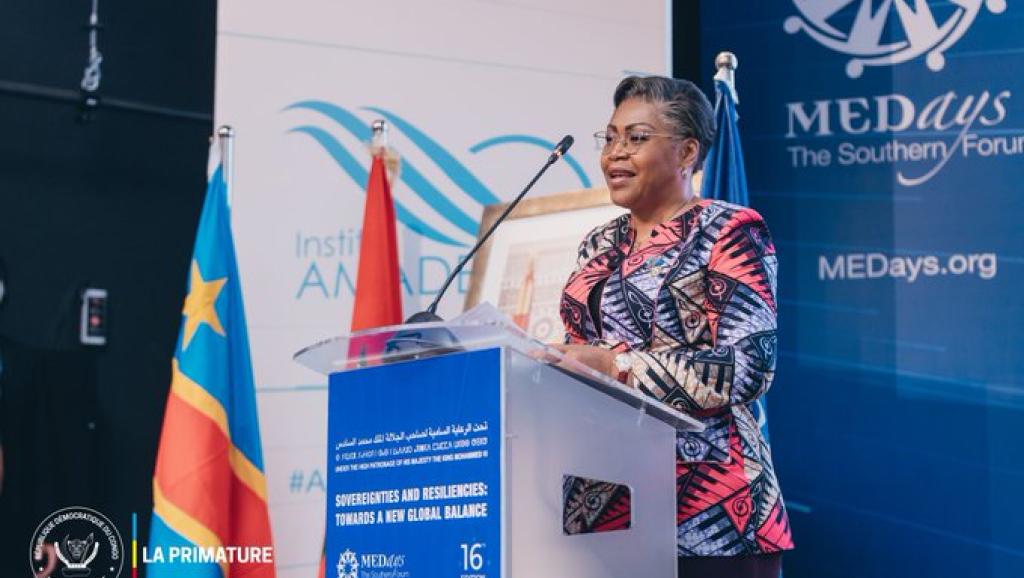 Judith Suminwa au forum medays 2024