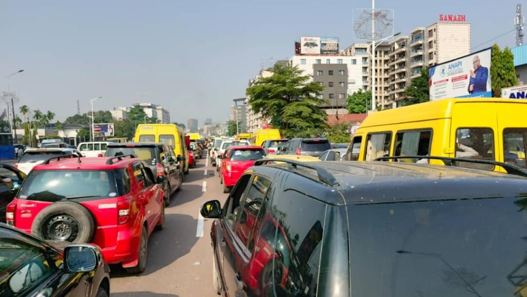 Embouteillages à Kinshasa 