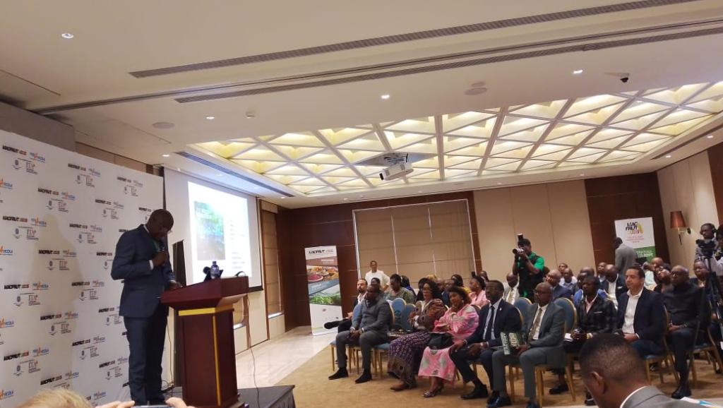 Conférence de promotion de participation au salon Macfrut organisée par l'ambassade de l'Italie à Kinshasa