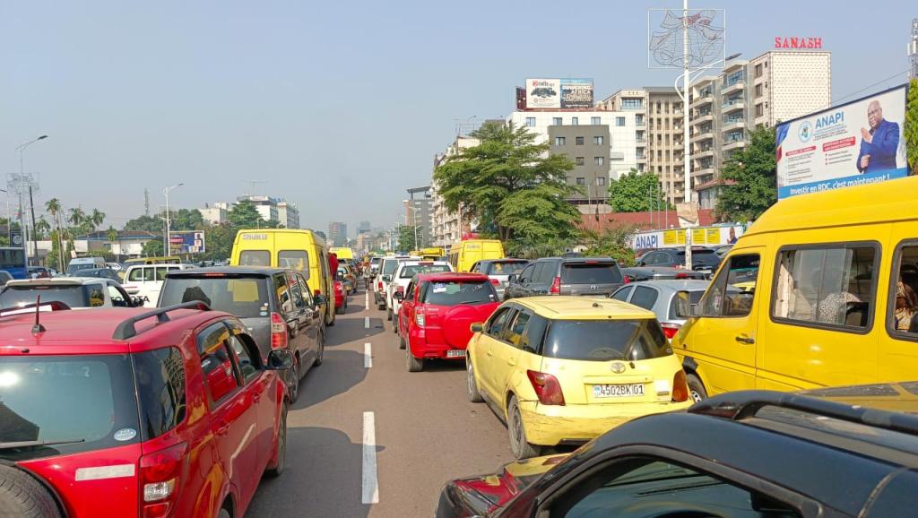 Circulation des véhicules à Kinshasa