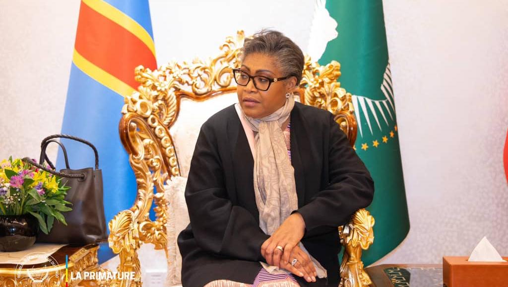 Judith Suminwa à Addis-Abeba 