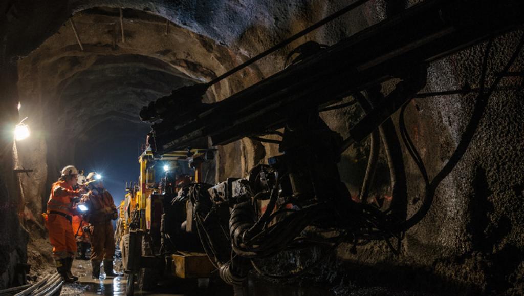 Les miniers en pleine exploitation. Ph. Droits tiers 