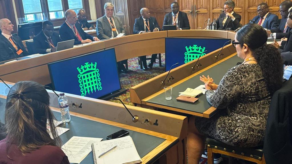 Julien Paluku devant le parlement britannique  à Londres 