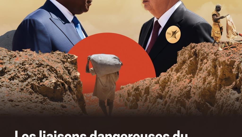 l'affriche de l'enquête de l'Africa Intelligence sur le pillage de cobalt
