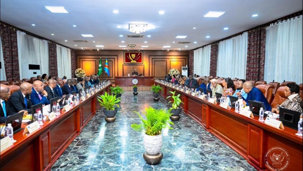 Lors de 70ième réunion du conseil de ministres de vendredi 12 decembre 2025 à Kinshasa 