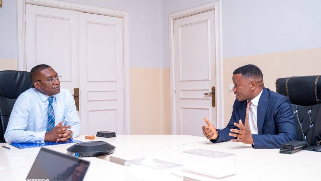 lors d'un échnage entre le ministre du Plan, Guylain Nyembo, et le député national André Mushongo, élu de Tanganyika ce lundi 26 janvier 2026