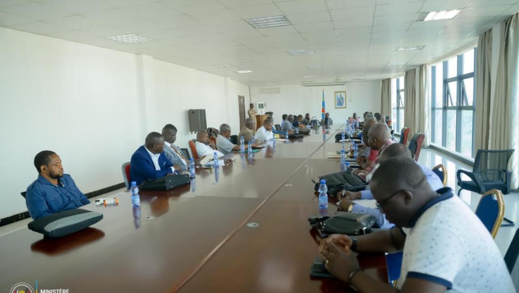 Lors de la mission du ministère de Mines dans la province de Haut Katanga le 26 janvier 2026