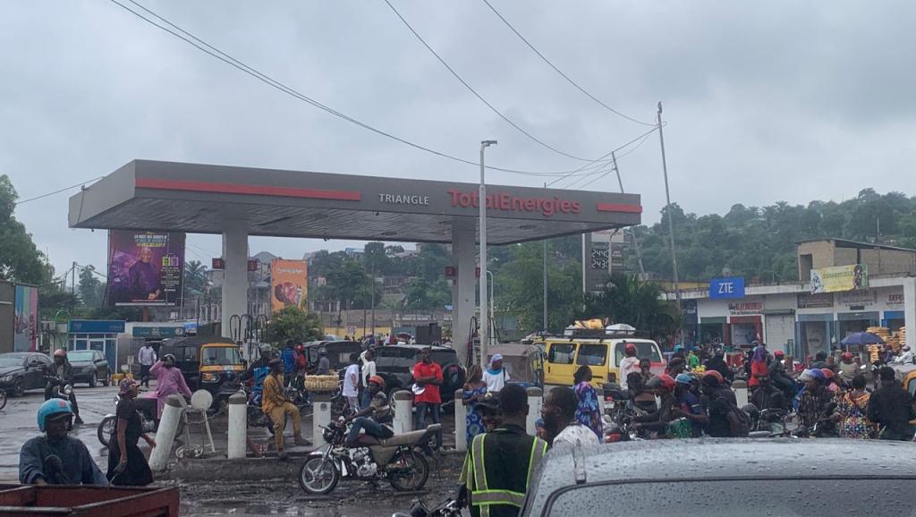 Pénurie de carburant à Kinshasa 