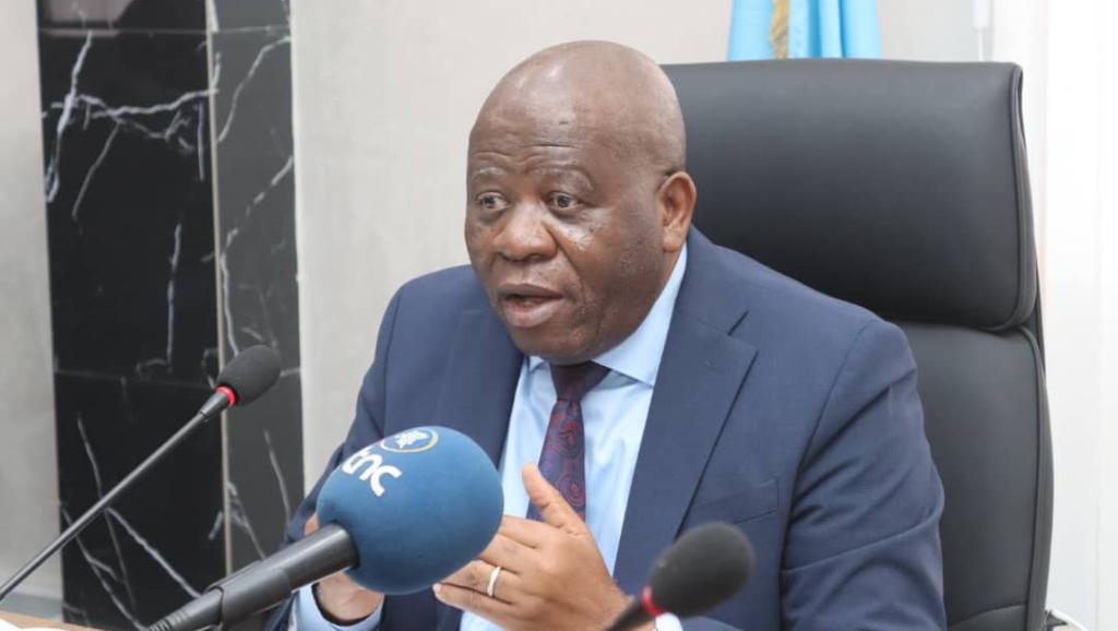 Le premier président de la Cour des comptes, Jimmy Munganga