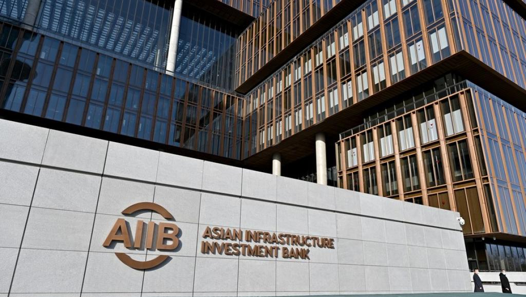 Bâtiment abritant la Banque asiatique d'Investissement pour les infrastructures.