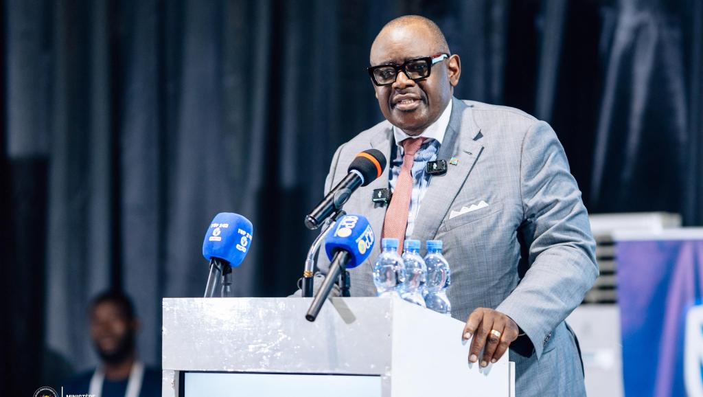 Le ministre des Mines ouvrant la DRC Mining Week 2026 à Lubumbashi.