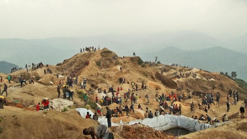 Site minier de Rubaya, au Nord-Kivu.