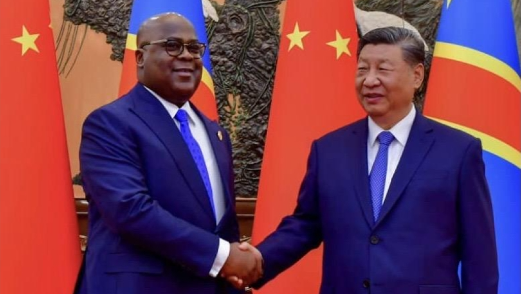 Le Président congolais et chinois 
