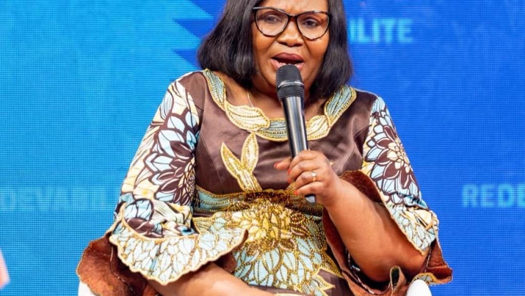 Marie Nyange Ndambo, ministre de l'Environnement.