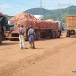 Camions des minerais 