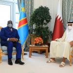 Félix Tshisekedi et l'Emir du Qatar 