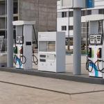 Une station-service