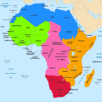 Les pays de l'Afrique 
