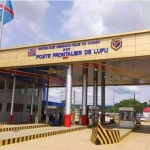 Le poste frontalier de Lufu entre la RDC et l'Angola