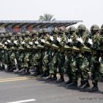 Les FARDC lors d'un défilé militaire