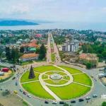 Une vue de la ville de Goma