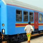 Des wagons passagers à la Gare centrale de Kinshasa. Photo d'illustration