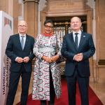 La Première ministre Judith Suminwa à la Conférence de Hambourg 